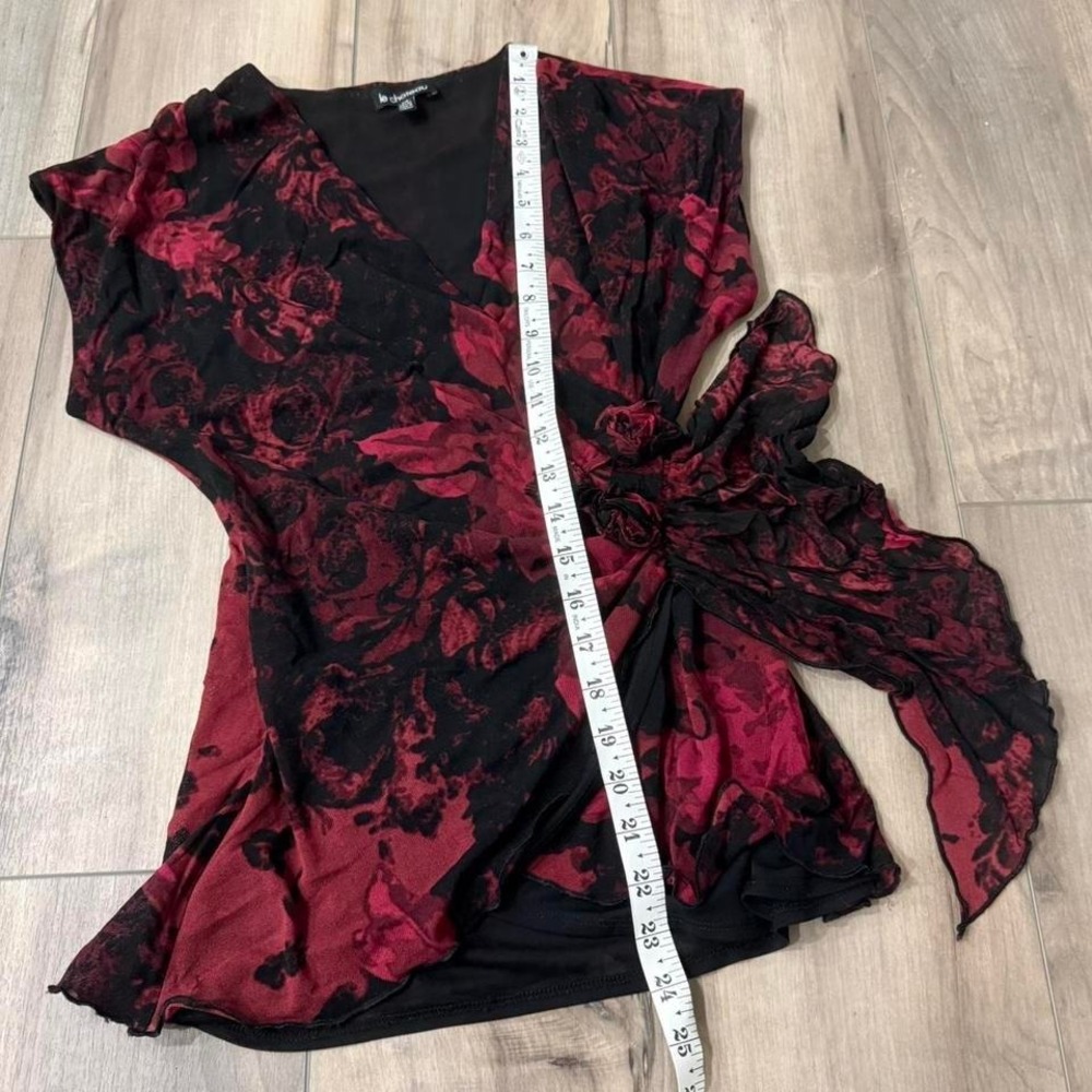 Whimsy goth Alt Dark Romantic Grunge Sz Small Y2K Top Whimsical - Picture 7 of 8